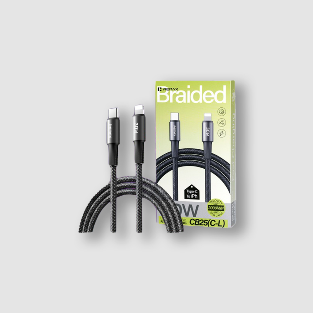 CB25 USB-C 65W 2M Data Cable Remax
