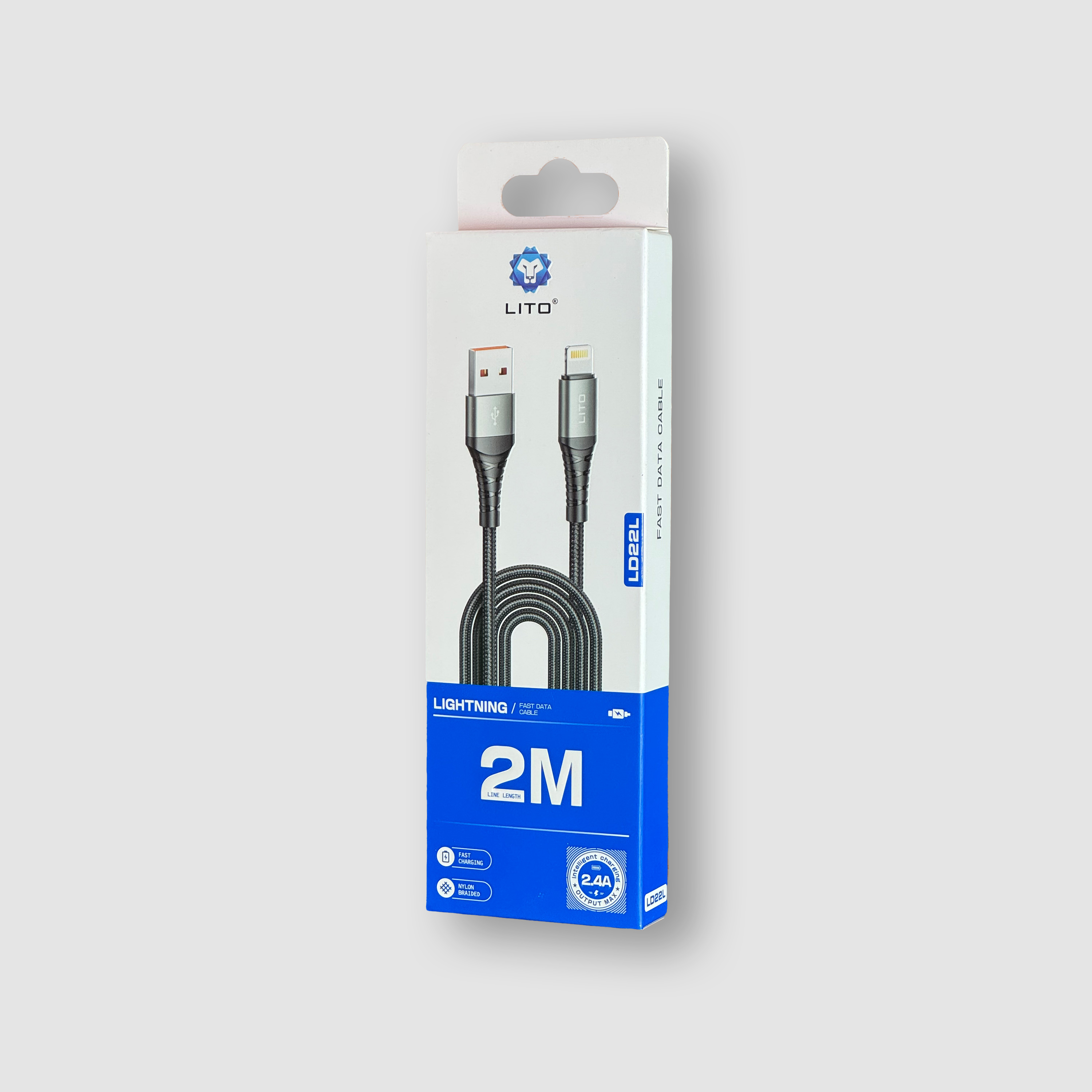 Lito A-Lightning Cable 2.4A - 2m
