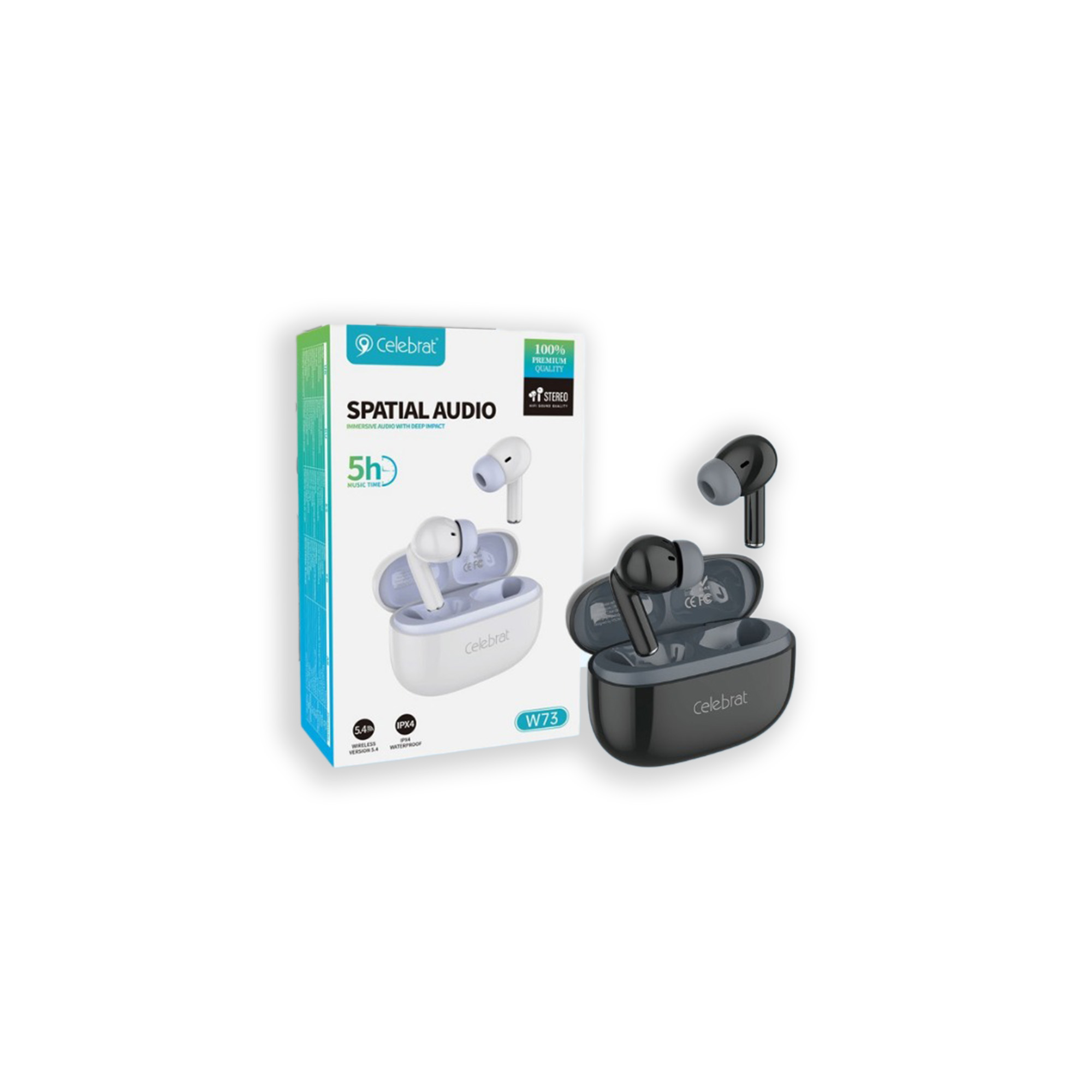 W73 Spatial Audio Earpods Celebrate