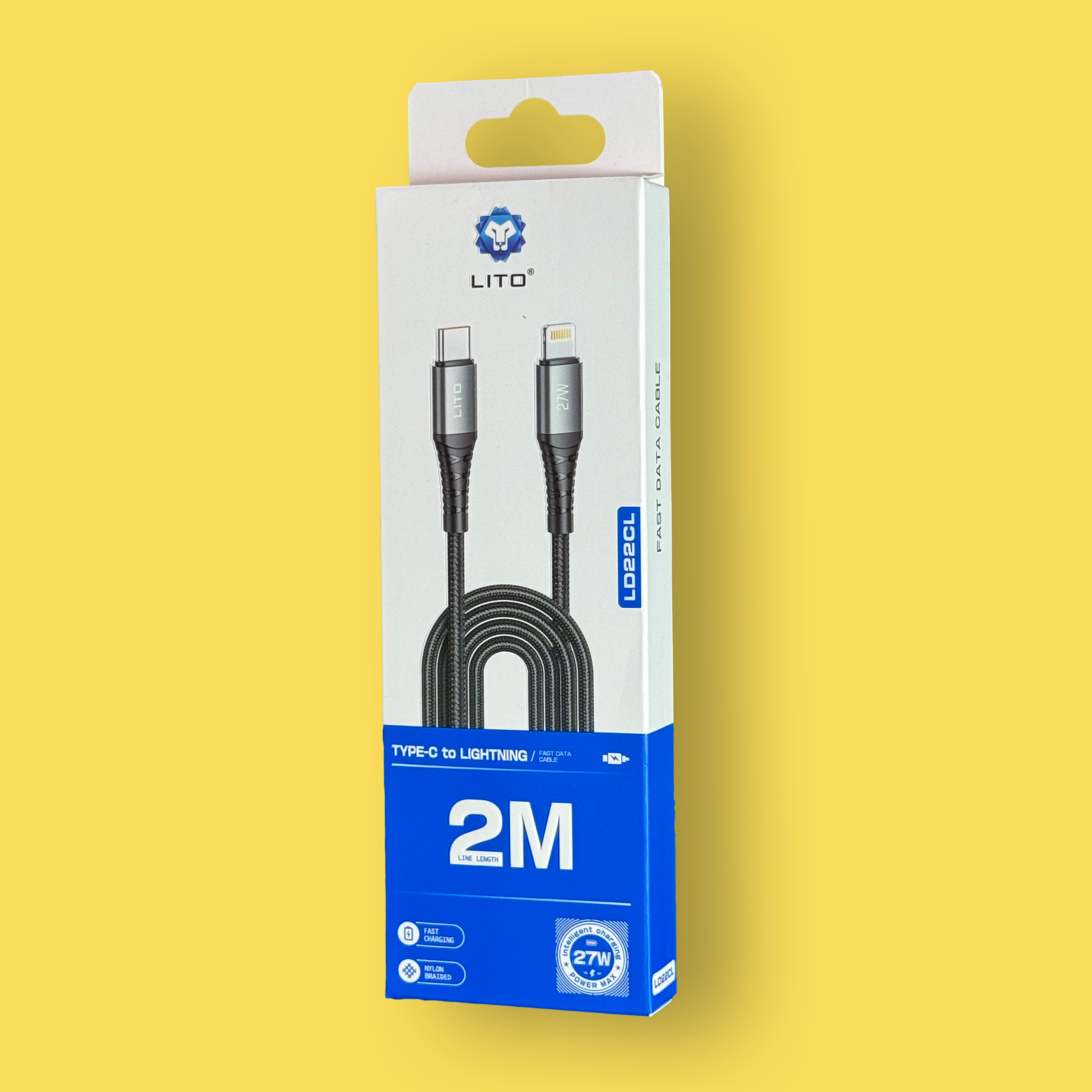 Lito C-Lightning Cable 27W - 2m