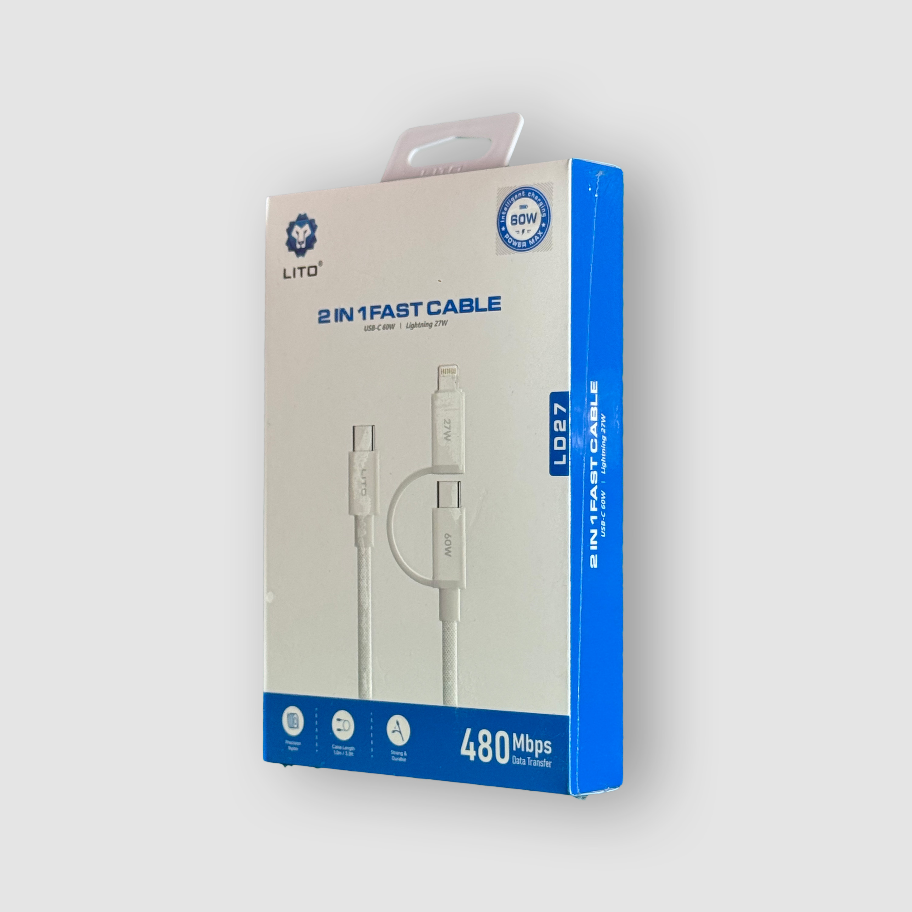 Lito A-C Cable 2.4A - 2m
