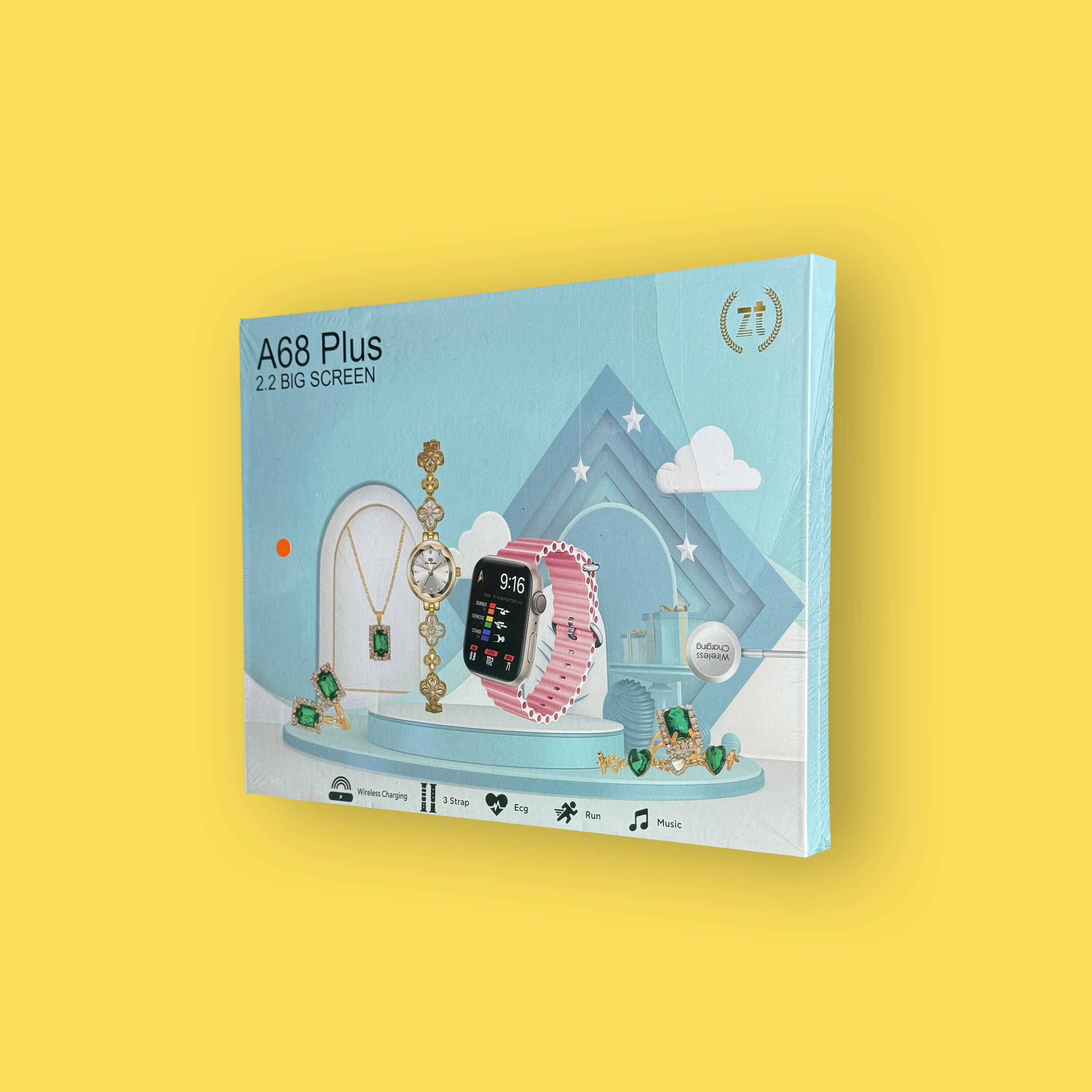 A68 Plus G-8 Ultra Smart watch Gift Pack
